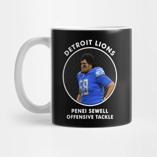 PENEI SEWELL - OT - DETROIT LIONS Mug